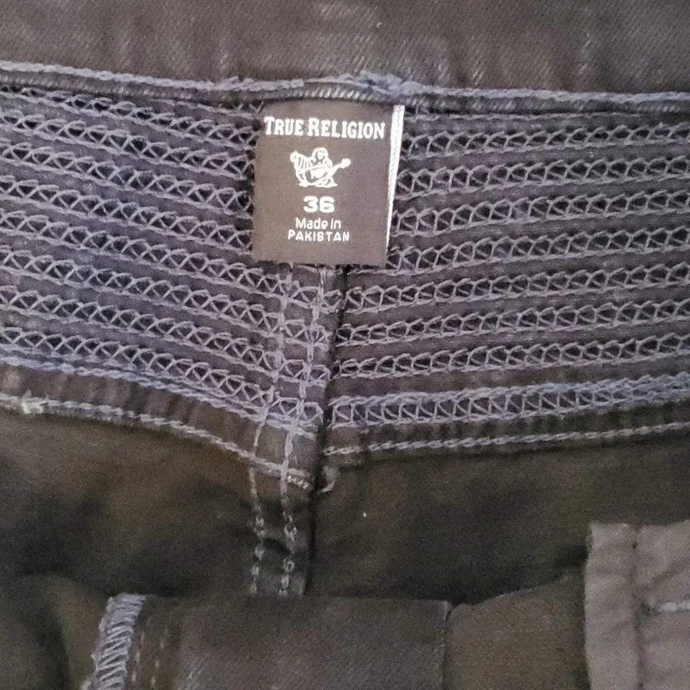 True Religion Rocco relaxed skinny moto men's‎ jeans size 36 new!!!!